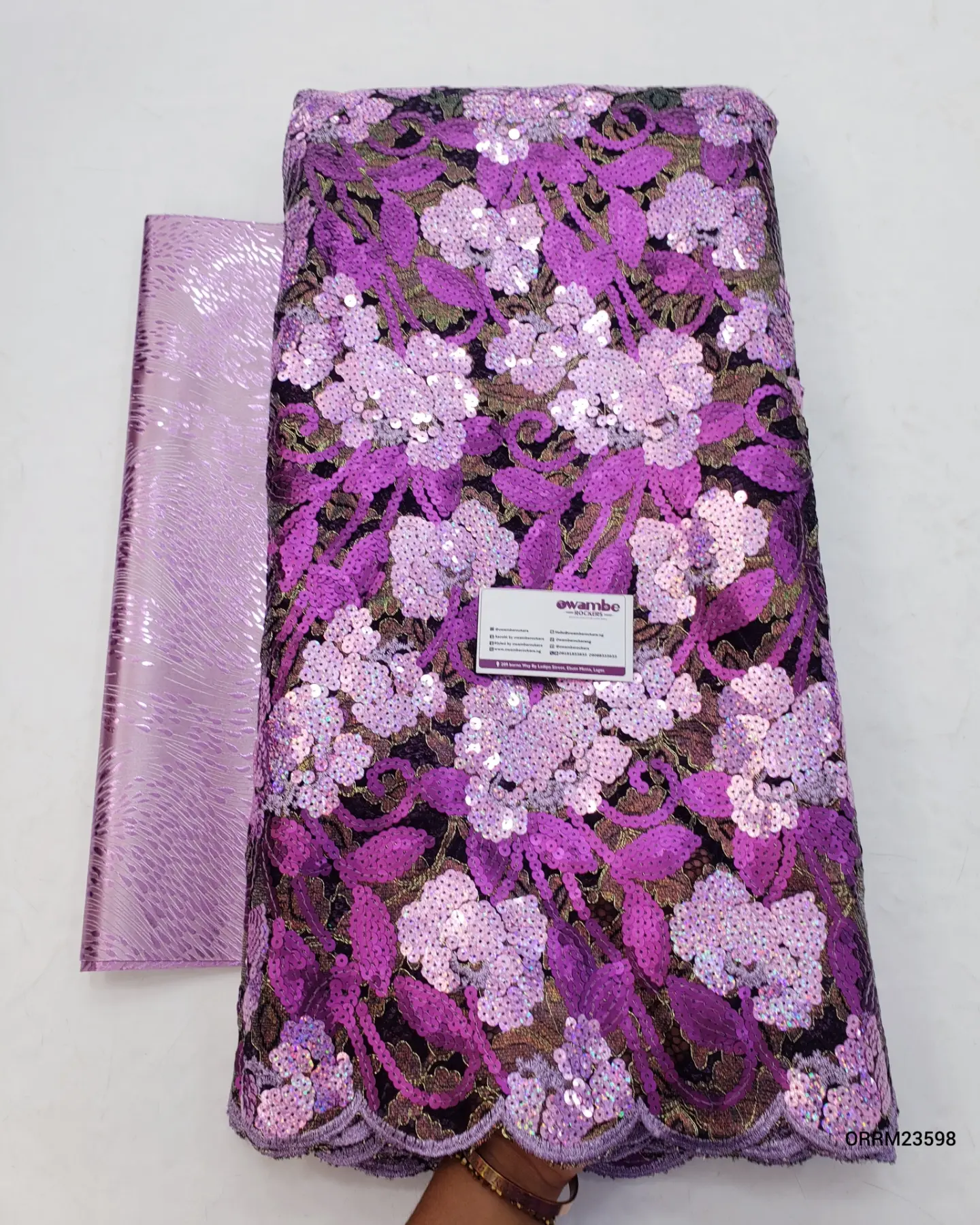 Purple Lace Trim/ Purple Beaded Lace / Opaque Chiffon Foundation. Pearl and  Sequins. Purple Alencon Lace Purple Violet 